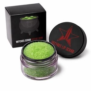 Jeffree Star Velour Lip Scrub Witches Brew NIB Full Size Green Sugar Exfoliator